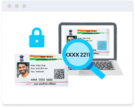 technology for aadhaar card masking