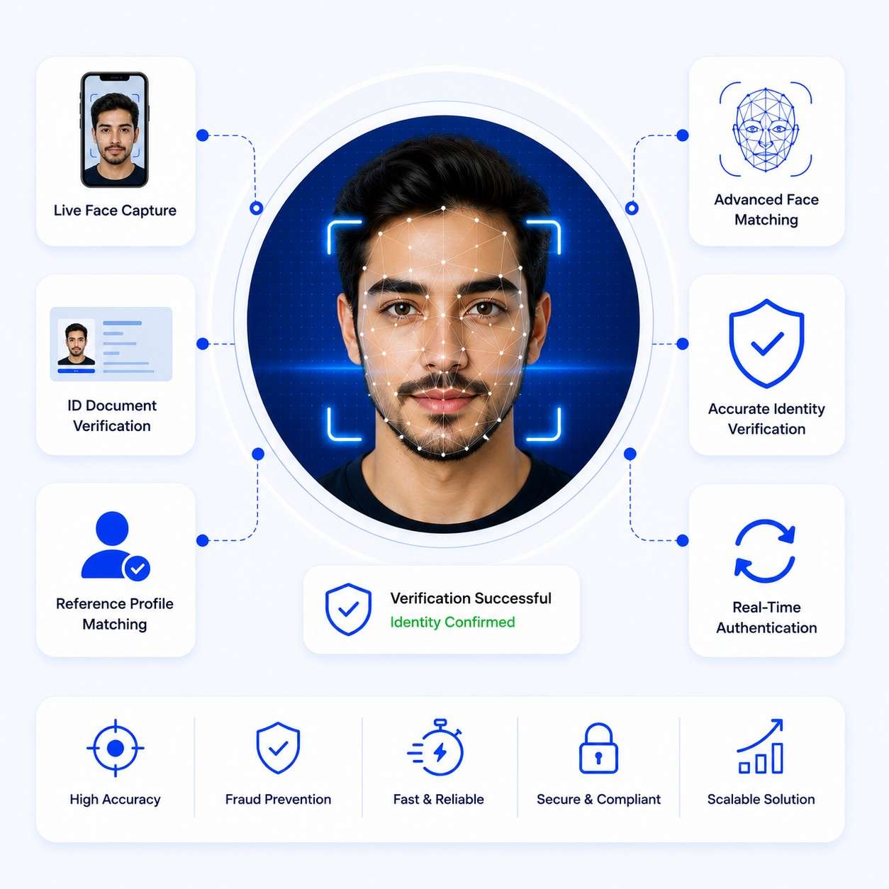 Face matching and identity verification