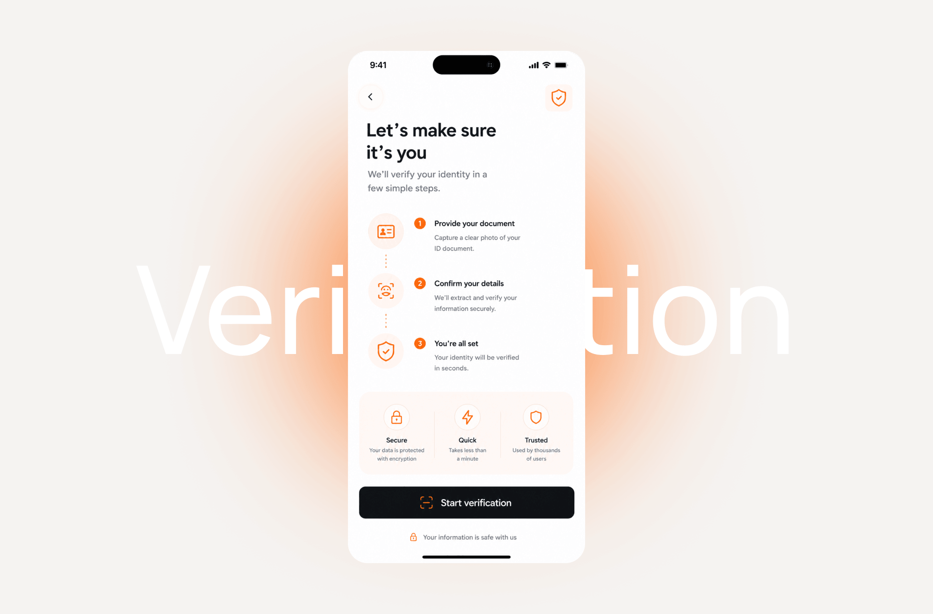 ID verification — successful identity confirmation