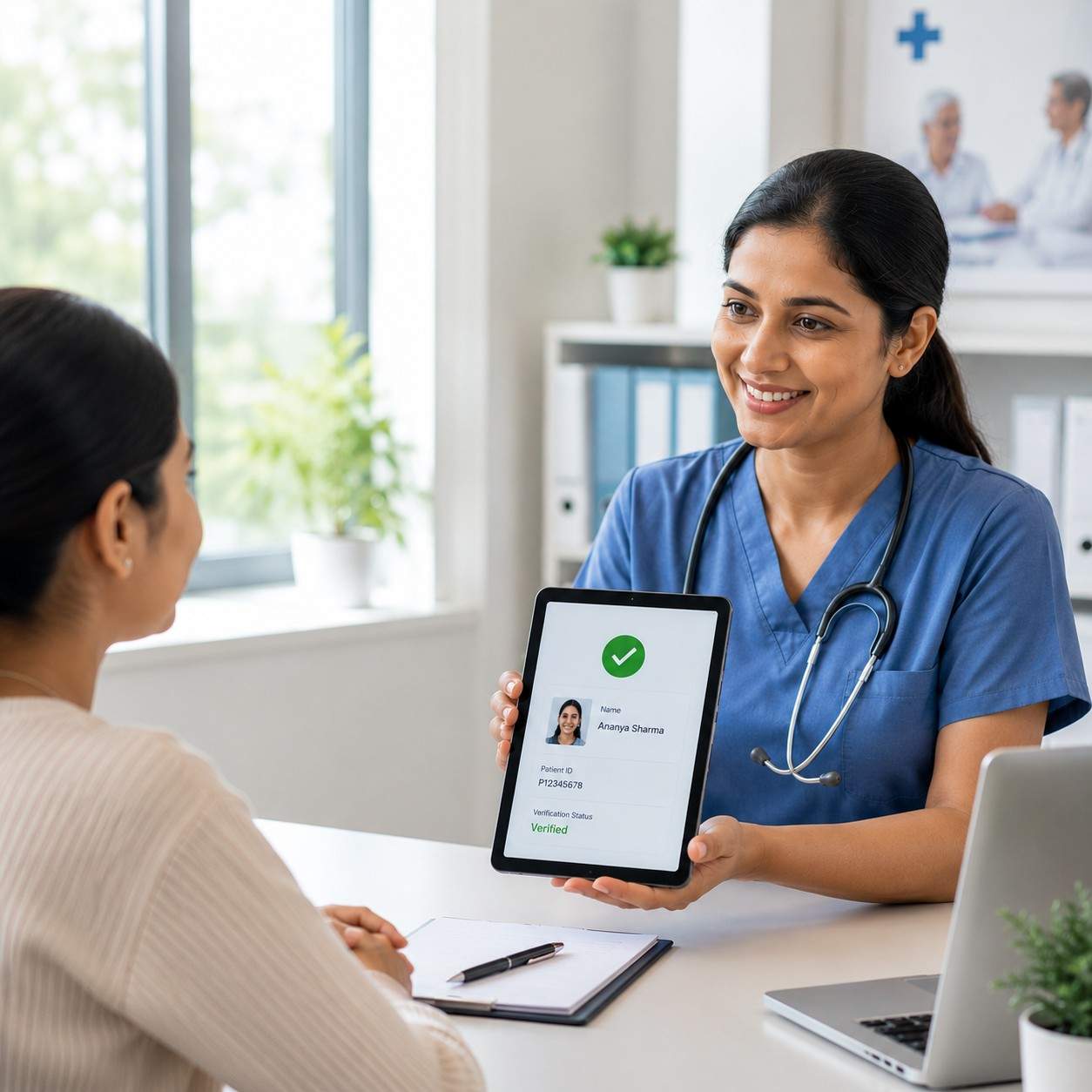 AI-powered patient identity verification for healthcare